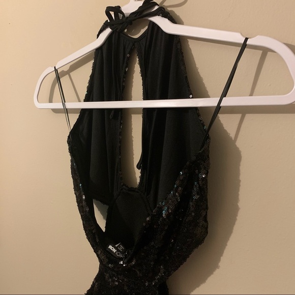 NWT Fashion Nova Cut Out Mini Sequin Dress- Medium - Picture 7 of 8